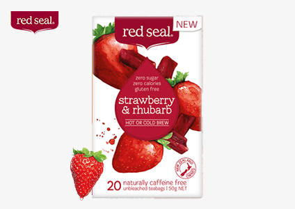 草莓大黄水果茶